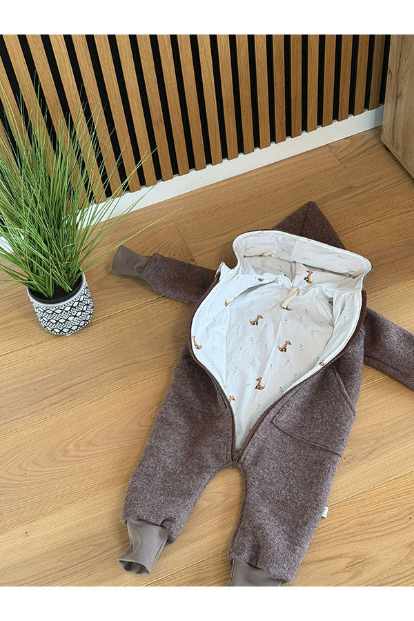 Walkoverall Braun/Fuchs 74-86