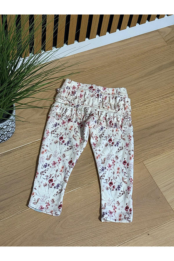 Leggins mit gerafften R眉schen