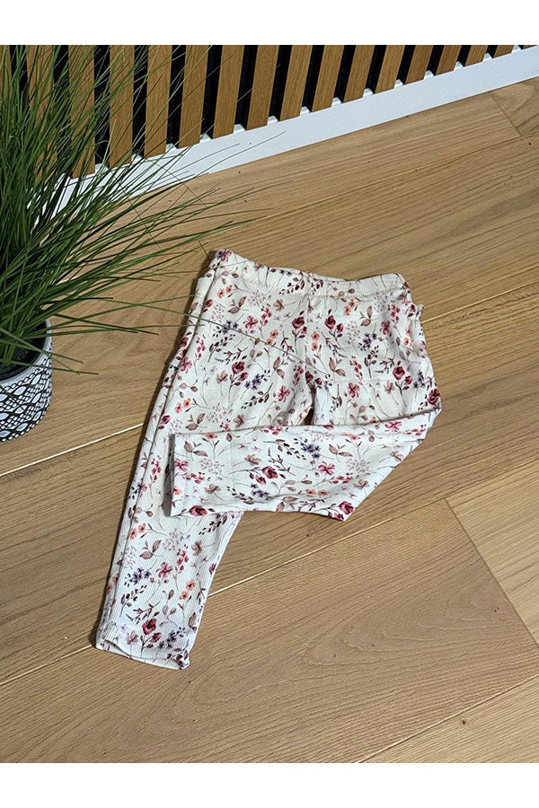 Leggins mit gerafften R眉schen